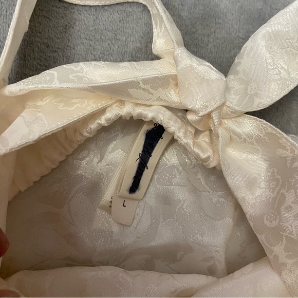 New! For Love And Lemons Festival Rose Satin Slip Dress 10460 - Picture 10 of 13